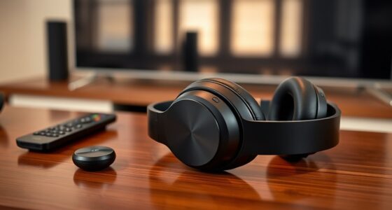 premium wireless tv headphones