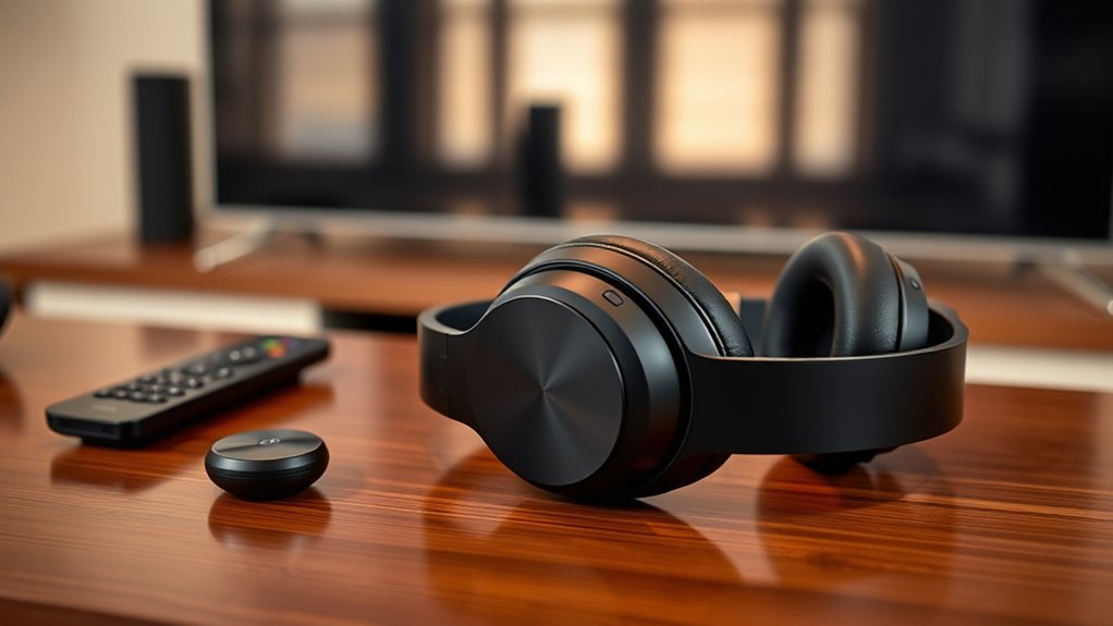 premium wireless tv headphones