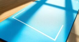 premium yoga mats with alignment