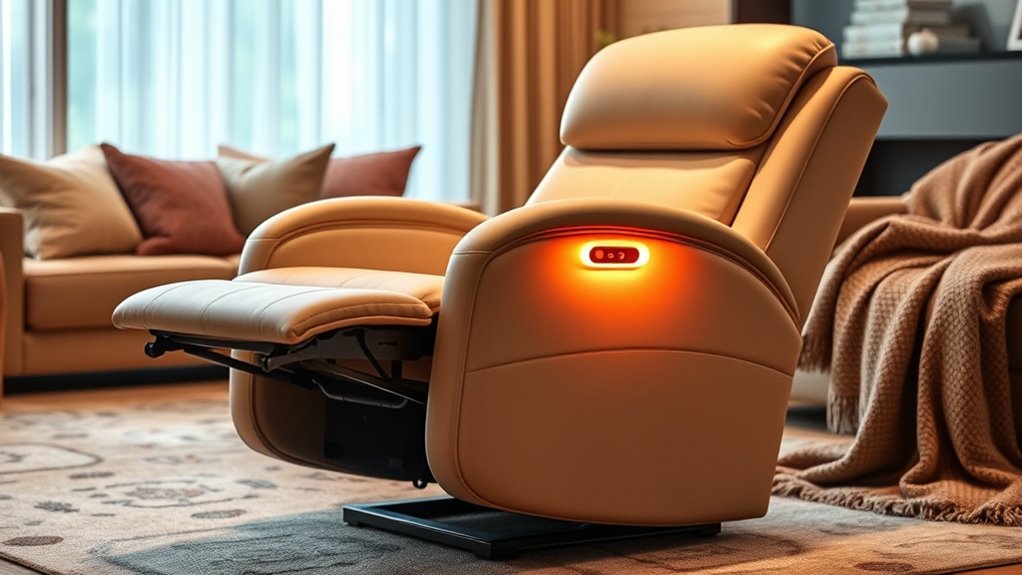 recline massage safety features