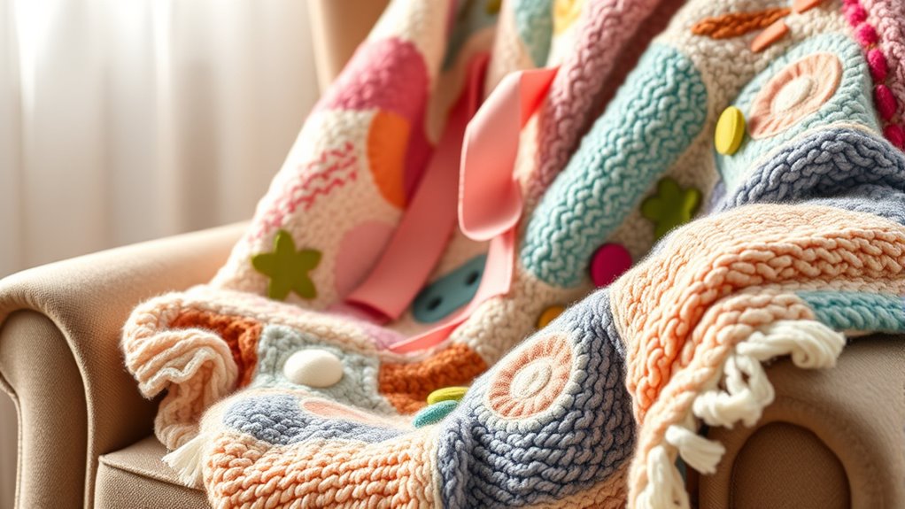 safe comfortable sensory blanket