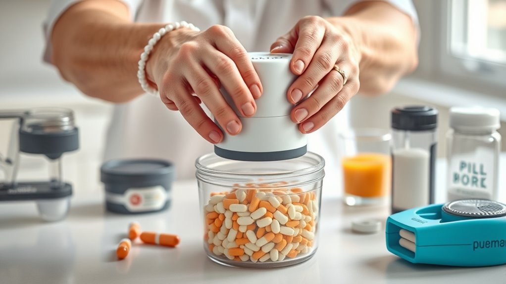 safe easy to use pill crusher