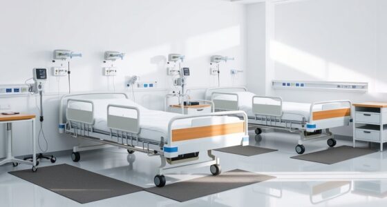 safe fall preventing hospital beds