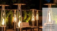 safe propane patio heating