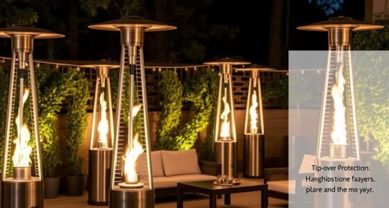 safe propane patio heating