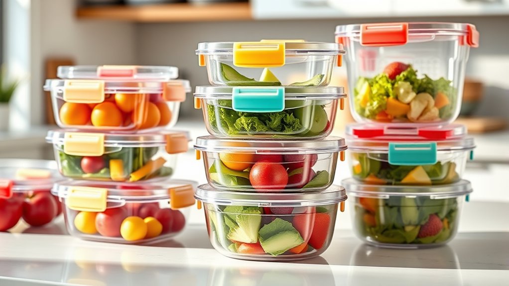 secure locking food containers
