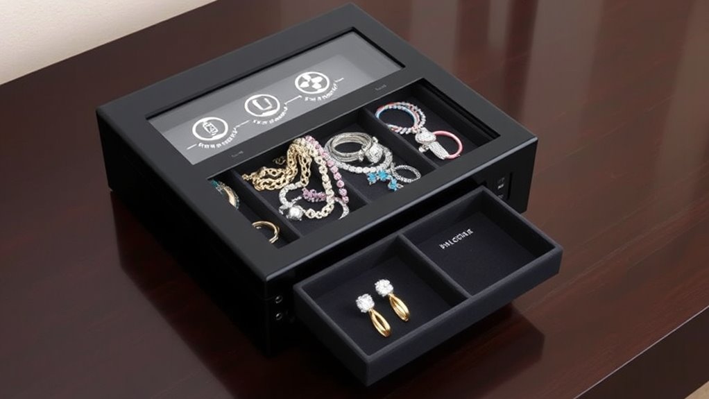 secure stylish jewelry storage