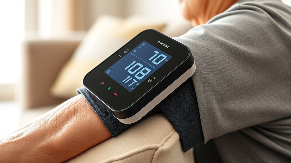senior friendly blood pressure monitor
