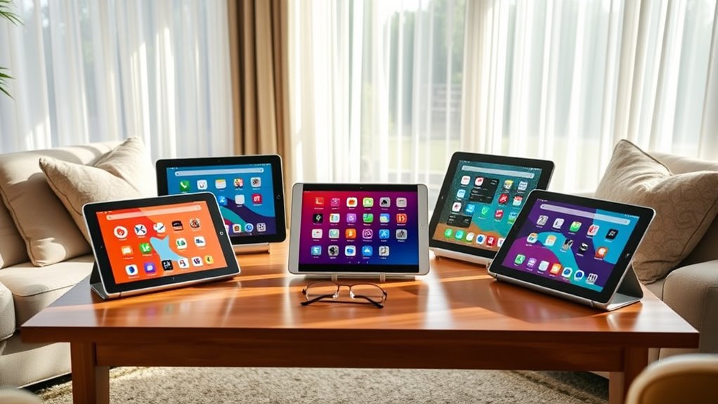 senior friendly large screen tablets