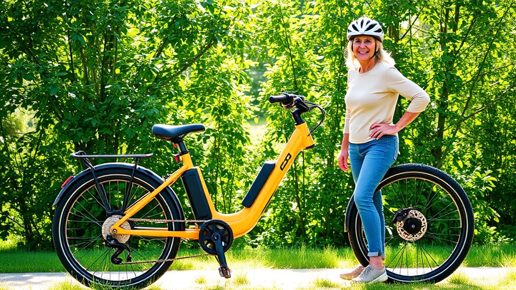senior friendly suspension e bikes