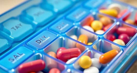 senior friendly weekly medication organizers