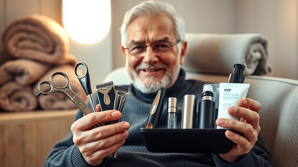 senior grooming kit options