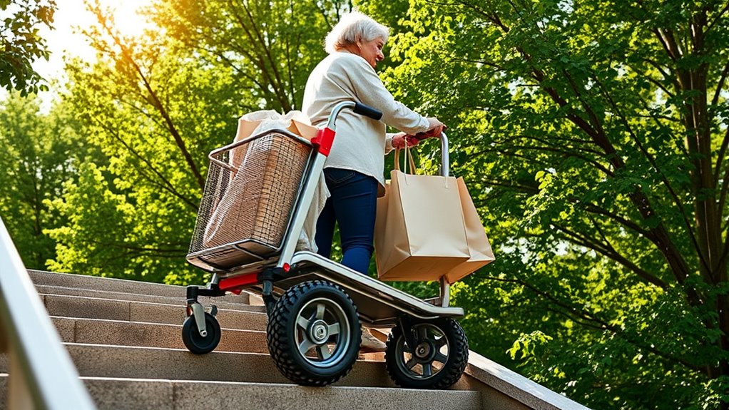 senior stair climbing carts