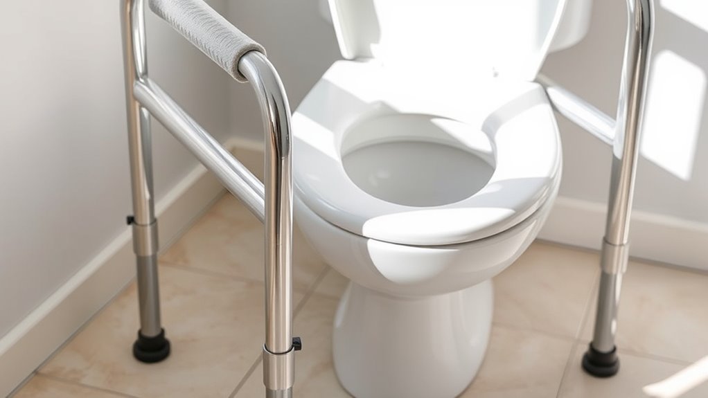 senior toilet safety features
