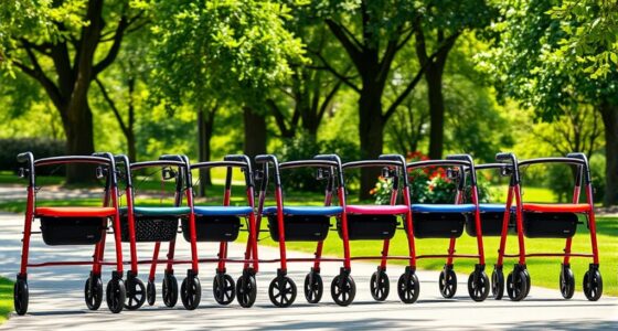 senior walker seat options