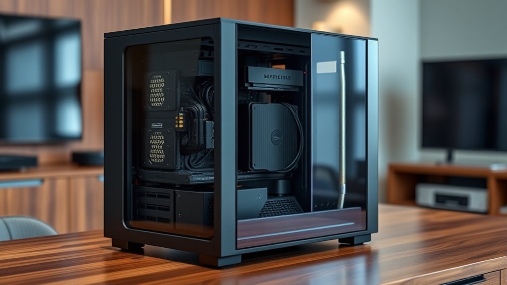 silent high performance server cases