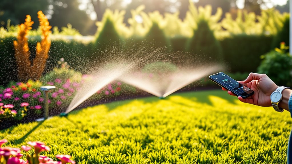 smart automatic garden sprinklers