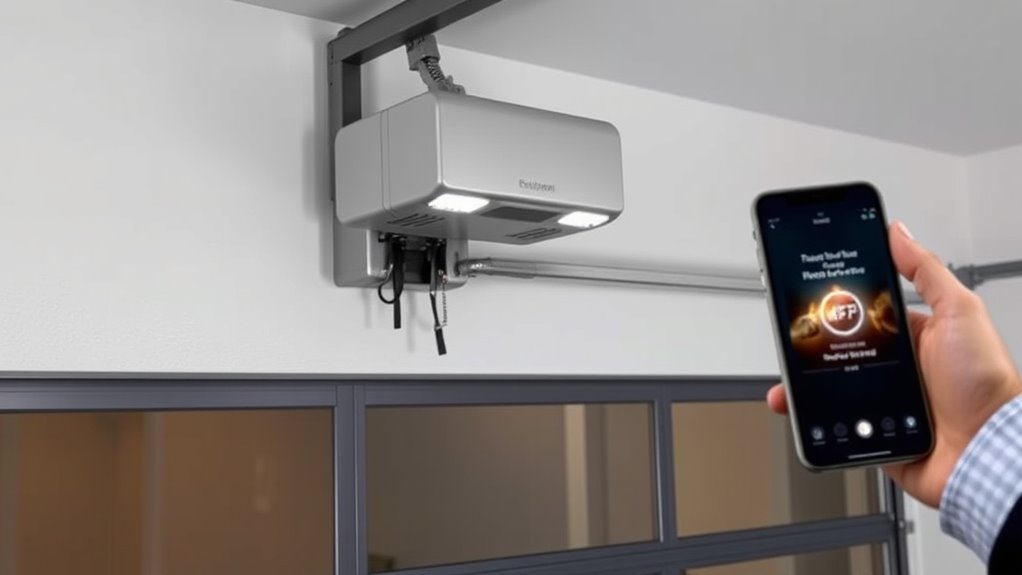 smart garage door features