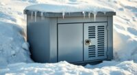 snow proof generator enclosures