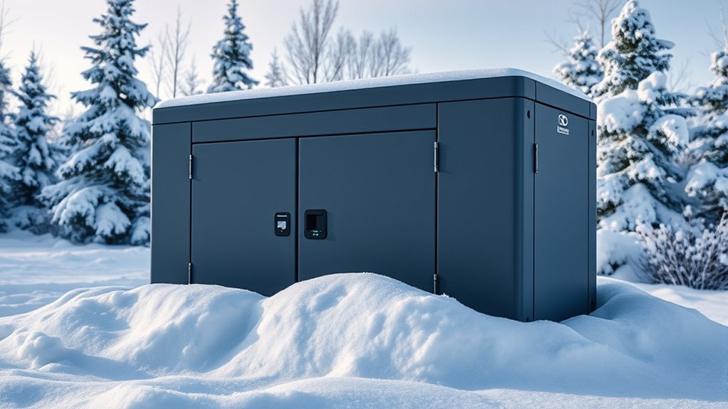 snow resistant generator enclosure considerations