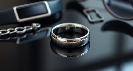 stylish fitness tracking rings