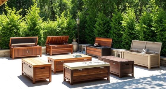 stylish hydraulic storage benches