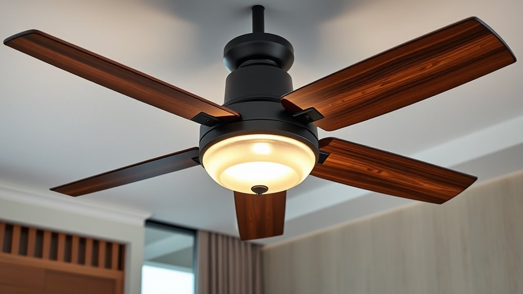 stylish lighted ceiling fans
