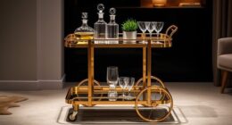 stylish mobile bar carts