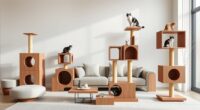 stylish modern cat trees