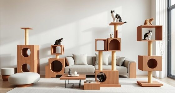 stylish modern cat trees