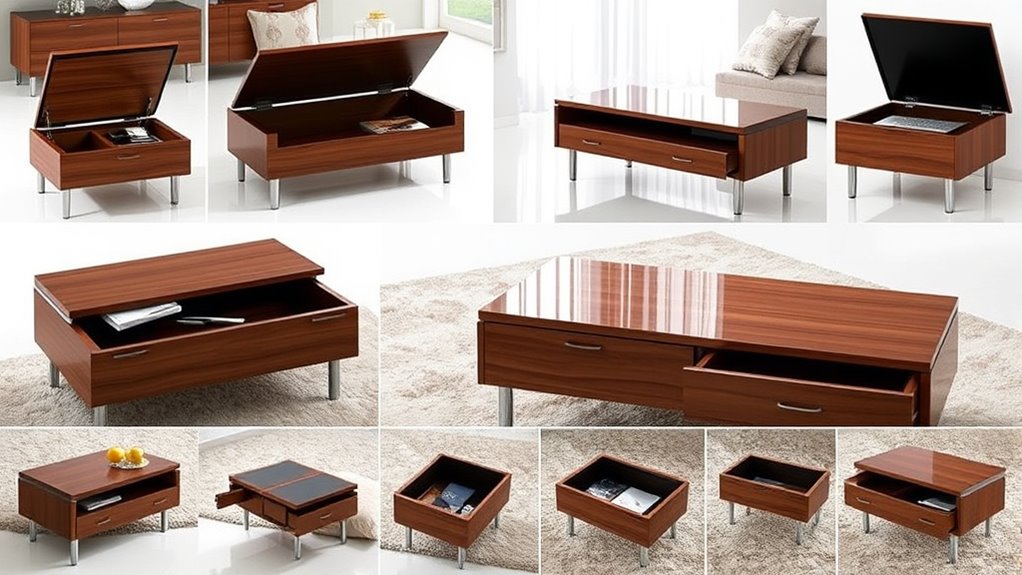 stylish multi purpose convertible tables