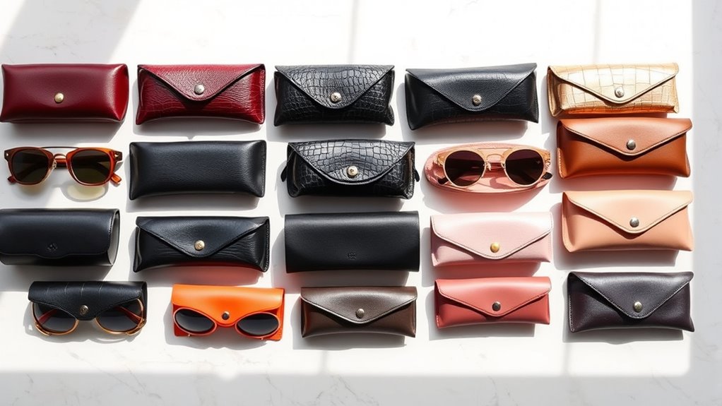 stylish sunglasses case options