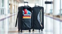 stylish wheeled travel garment organizers