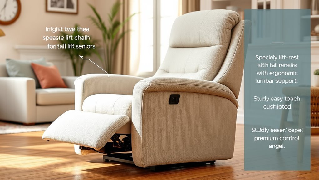 tall senior lift chair considerations