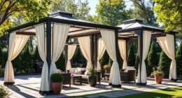 top aluminum gazebo kits