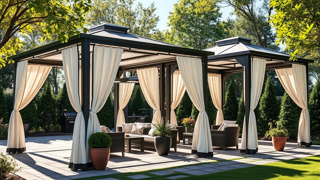 top aluminum gazebo kits