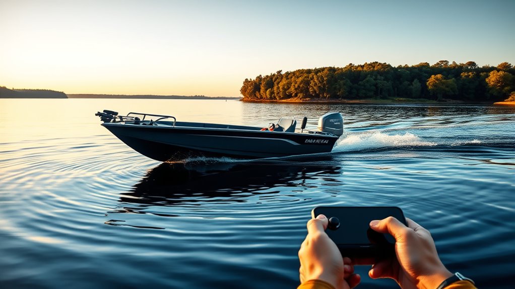 top app controlled bait boats
