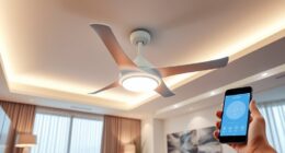 top app controlled ceiling fans