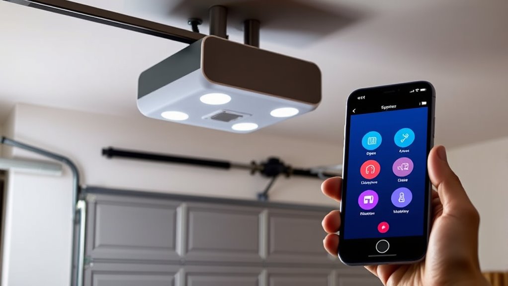 top app controlled garage doors