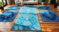 top blue silk rug selection