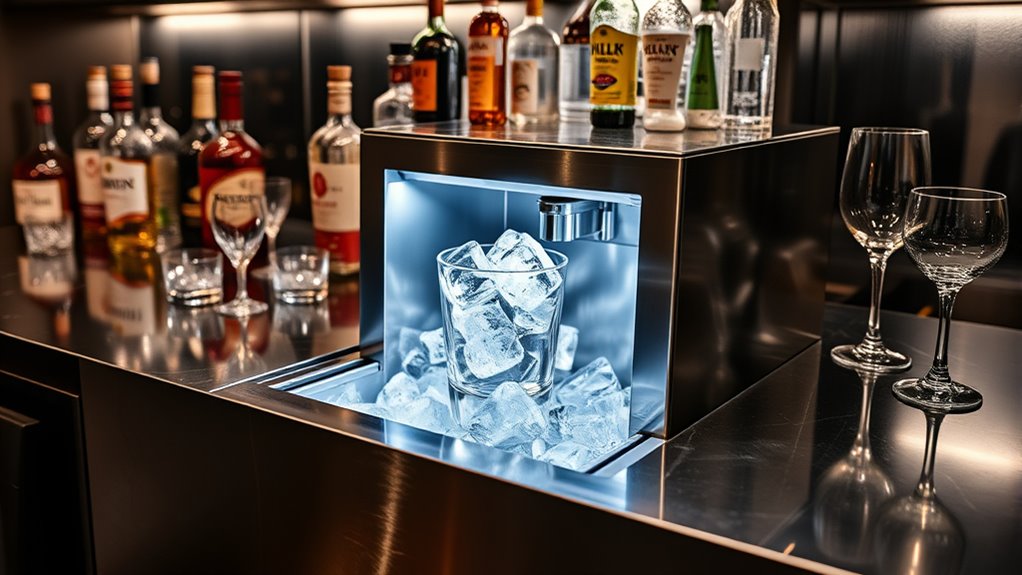 top built in ice makers