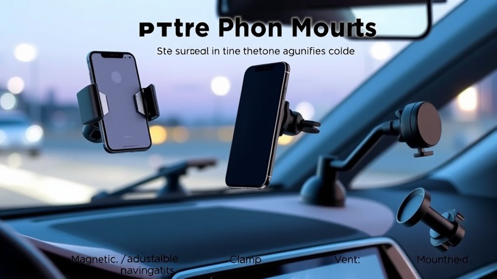 top car phone mounts