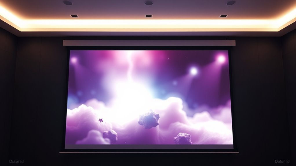 top contrast projector screens