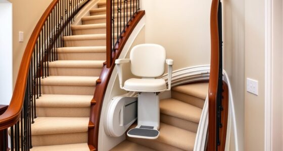 top curved stair lift options