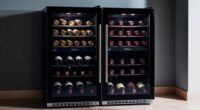 top dual zone wine coolers