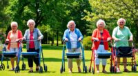 top elderly walker seat options