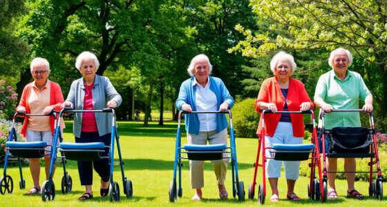 top elderly walker seat options