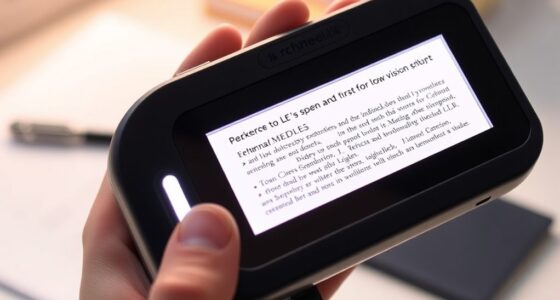 top electronic magnifiers for low vision