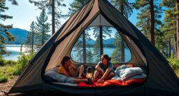 top four person camping tents