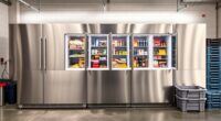 top garage chest freezers